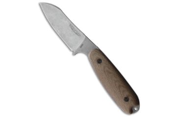 Image of Bradford Bradford Knives Guardian 3.5 Sheepsfoot Knife Natural Micarta 3.75" SW N690, Tan, Bohler N690, adult, BHQ-136291