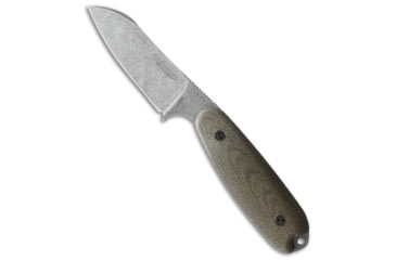 Image of Bradford Bradford Knives Guardian 3.5 Sheepsfoot Knife OD Green Micarta 3.75" SW N690, OD Green, Bohler N690, adult, BHQ-136290