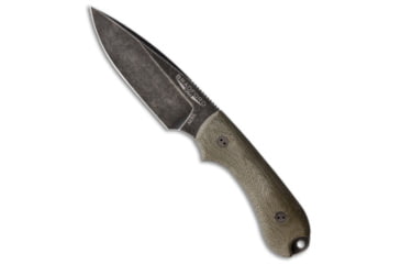 Image of Bradford Bradford Knives Guardian 3 Drop Point Knife OD Green Micarta 3.5" Nimbus AEB-L, OD Green, AEB-L, adult, BHQ-142283
