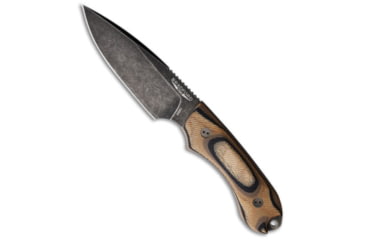 Image of Bradford Bradford Knives Guardian 4 Drop Point Knife G-Wood 4.8" Nimbus N690, Black/Wood, Bohler N690, adult, BHQ-142792