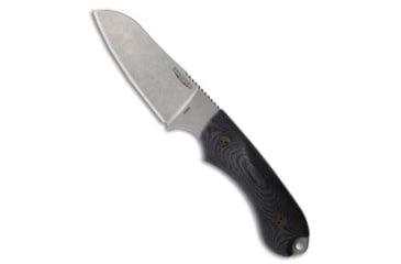 Image of Bradford Bradford Knives Guardian 4 Sheepsfoot Knife Black Micarta 4.8" Stonewash N690, Black, Bohler N690, adult, BHQ-171364