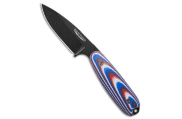 Image of Bradford Bradford Knives Guardian3.5 Fixed Blade Knife Red/White/Blue G-10 3.75" Nimbus, Blue/Red/White, CPM MagnaCut, adult, BHQ-222342