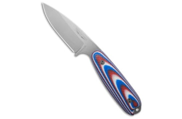 Image of Bradford Bradford Knives Guardian3.5 Fixed Blade Knife Red/White/Blue G-10 3.75" SW, Blue/Red/White, CPM MagnaCut, adult, BHQ-222341