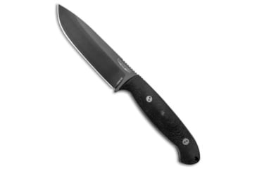 Image of Bradford Bradford Knives Guardian5.5 Fixed Blade 3D Black Micarta 5" Sabre DLC, Black, CPM 3V, adult, BHQ-98659