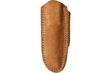 Image of Bradford Knives Guardian 3.2 Fixed Blade Knife, 7.13in Overall, 3.5in Stonewash AEB-L Stainless Steel Blade, Black Sculpted G10 Handle, Brown Leather Belt Sheath, 3.2FE-001-AEBL