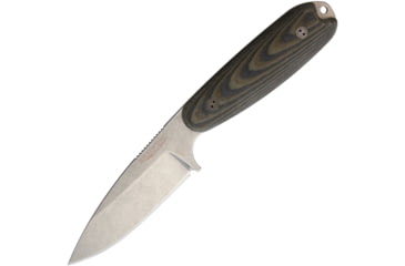 Image of Bradford Knives Guardian 3.5 Camo Knife, 3.75 stonewash finish Bohler N690 stainless blade, Camo linen micarta handle, 3.5S-109-N690