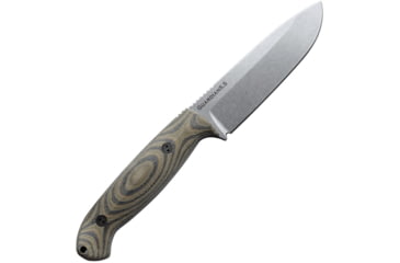 Image of Bradford Knives Guardian 5.5 3D Camo Knife, 5 stonewash finish Bohler N690 stainless blade, Camo micarta handle, 5.5S-109-N690