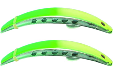 Image of Brads Super Bait Casting/Trolling Lure, Rolling Swivel And Scent Pad, Chrome Limer, 4in, #2 Treble, 2/Pack, TPSB-20