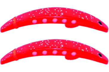 Image of Brads Super Bait Casting/Trolling Lure, Rolling Swivel And Scent Pad, Hot Tamale, 4in, #2 Treble, 2/Pack, TPSB-13