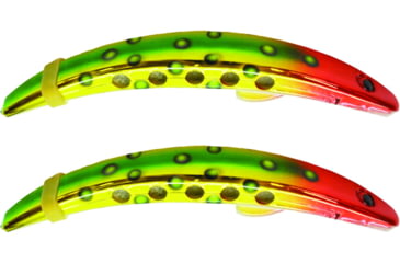 Image of Brads Super Bait Casting/Trolling Lure, Rolling Swivel And Scent Pad, Lucky Charm, 4in, #2 Treble, 2/Pack, TPSB-18