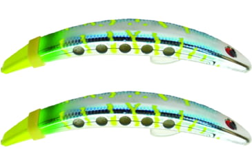 Image of Brads Super Bait Casting/Trolling Lure, Rolling Swivel And Scent Pad, Seahawk, 4in, #2 Treble, 2/Pack, TPSB-16