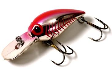Image of Brads Wiggler Crankbait, Floating/Sinking, Copper with Fluorescent Orange Back/Herringbone, 3in, 3/8oz, BW-20