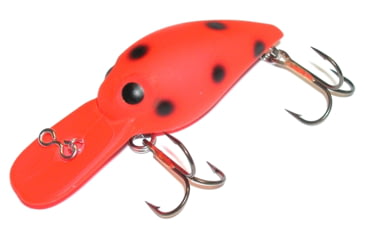 Image of Brads Wiggler Crankbait, Floating/Sinking, Flat Red with Black Dots, 3in, 3/8oz, BW-97