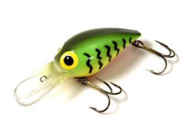 Image of Brads Wiggler Crankbait, Floating/Sinking, Green Firetiger, 3in, 3/8oz, BW-74