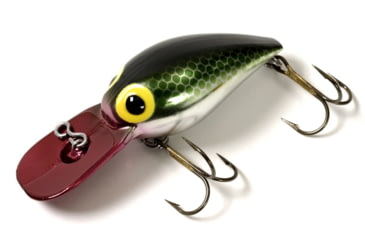 Image of Brads Wiggler Crankbait, Floating/Sinking, Green Pirate, 3in, 3/8oz, BW-12