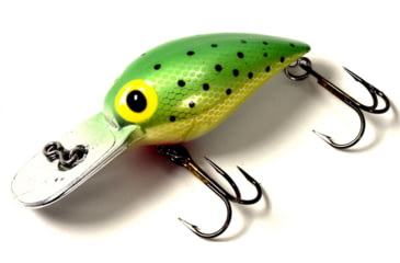 Image of Brads Wiggler Crankbait, Floating/Sinking, Green Speck, 3in, 3/8oz, BW-08