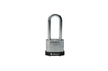 Image of Brady Worldwide Steel Padlock 2.0 Kd Blk PK6 51299