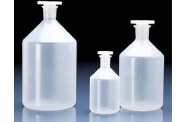 Image of BrandTech Reagent Bottles with Stoppers, Polypropylene, Narrow Mouth, BrandTech V100694