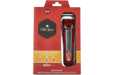Image of Braun Old Spice Beard and Head Trimmer, Red, BRDHD50S