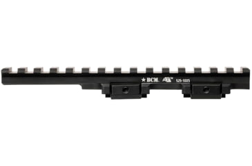Image of Bravo Company MFG A/T Optic Riser Riflescope Base 525-10X5, 15 Slots, Black, Anodized, ORAT52510X5
