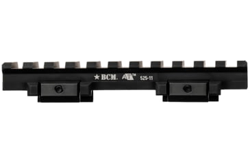 Image of Bravo Company MFG A/T Optic Riser Riflescope Base 525-11, 11 Slots, Black ,Anodized, ORAT52511