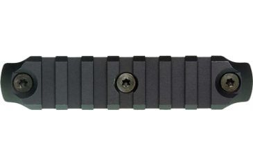 Image of Bravo Company MFG BCM Gunfighter KeyMod Nylon Rail Section, 4in, Black, BCMKMR1913N4BLK