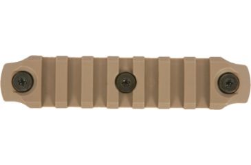 Image of Bravo Company MFG BCM Gunfighter KeyMod Nylon Rail Section, 4in, Flat Dark Earth, BCMKMR1913N4FDE