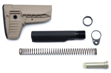 Image of Bravo Company MFG Bcmgunfighter Stock Kit Mod 1-sopmod-compartment, Flat Dark Earth - BCM-GFSK-MOD1-SPMD-FDE