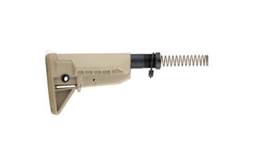 Image of Bravo Company Mfg Gunfighter SOPMOD Receiver Extension Quick Detach End Plate Model 0 Stock Kit, Flat Dark Earth, BCM-GFSK-MOD0-SPMD-FDE