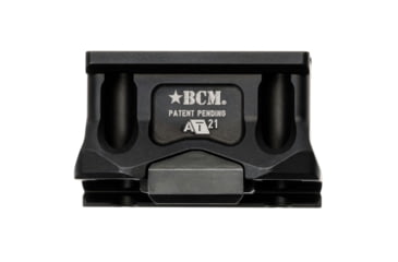 Image of Bravo Company MFG Lower 1/3 Cowitness A/T Optic Mount For Aimpoint MicroT2, Black, BCM-OM-AT-21