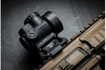 Image of Bravo Company MFG Lower 1/3 Cowitness A/T Optic Mount For Trijicon MRO, Black, BCM-OM-AT-271