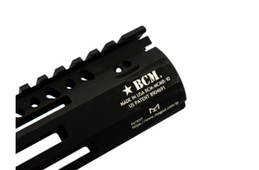 Image of Bravo Company MFG MCMR M-LOK Compatible Modular Rail, 10 inch, Steel Barrel Nut/Hardware/Sling Mount, Black, BCM-MCMR-10-556-BLK
