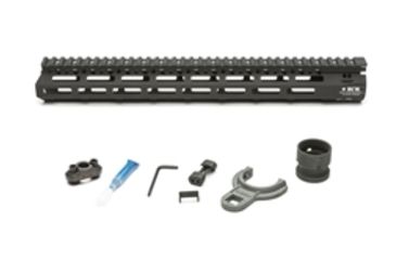 Image of Bravo Company MFG MCMR M-LOK Compatible Modular Rail, 15 inch, Steel Barrel Nut/Hardware/Sling Mount, Black, BCM-MCMR-15-556-BLK