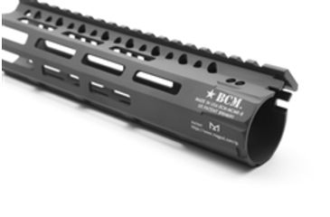 Image of Bravo Company MFG MCMR M-LOK Compatible Modular Rail, 8 inch, Steel Barrel Nut/Hardware/Sling Mount, Black, BCM-MCMR-8-556-BLK