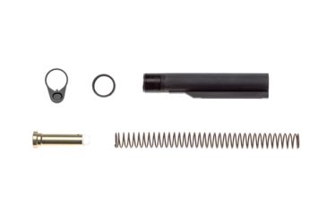Image of Bravo Company Mil-Spec Carbine Stock Hardware Mounting Kit W/Buffer/Spring/Hardware, Aluminum, Black, BCM-STOCK-HARDWARE-KIT