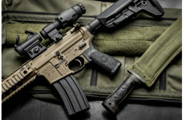 Image of Bravo Company Mfg. Pistol Grip Mod 4 Black Fits Ar-15, MOD4BLK