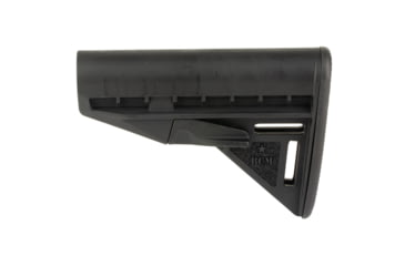 Image of Bravo Company Mod 3 Stock, Fits Mil Spec Buffer Tube, Black, Includes Rise,r BCM-GFS-MOD-3-K85-BLK