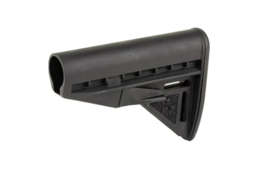 Image of Bravo Company Mod 3 Stock, Fits Mil Spec Buffer Tube, Black, Includes Rise,r BCM-GFS-MOD-3-K85-BLK