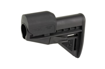 Image of Bravo Company Mod 3 Stock, Fits Mil Spec Buffer Tube, Black, Includes Rise,r BCM-GFS-MOD-3-K85-BLK