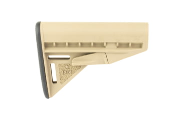 Image of Bravo Company Mod 3 Stock, Fits Mil Spec Buffer Tube, Flat Dark Earth, Includes Rise,r BCM-GFS-MOD-3-K85-FDE