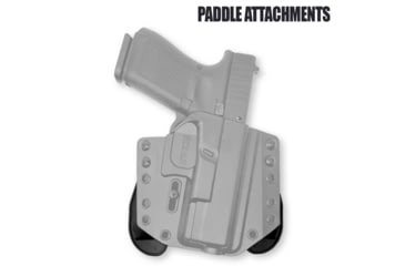 Image of Bravo Concealment BCA OWB Gun Holster, Glock 42, Right Hand, Black, BC10-1033