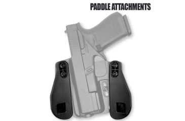 Image of Bravo Concealment BCA OWB Gun Holster, Glock 42, Right Hand, Black, BC10-1033