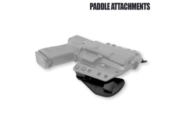 Image of Bravo Concealment BCA OWB Gun Holster, Glock 42, Right Hand, Black, BC10-1033