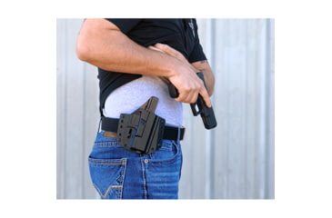 Image of Bravo Concealment BCA OWB Gun Holster, Glock 43,43x,43x MOS, Left Hand, Black, BC10-1034