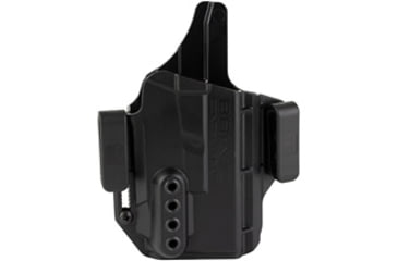 Image of Bravo Concealment IWB Torsion Light Bearing Holster W/ Waistband Clips, Glock 19, 19X, 23, 32, 45 W/Streamlight TLR-7, Right Hand, Polymer, Black, BC40-1010