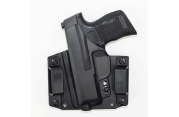 Image of Bravo Concealment OWB BCA 3.0 Holster, Black, Right Hand, Polymer, Sig Sauer P365, Small, 850007014346