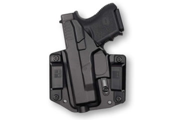 Image of Bravo Concealment OWB BCA 3.0 Holster, Glock 26, 27, 33, Right Hand, 1.50in Belt Loops, Black, Small, 868316000363