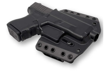 Image of Bravo Concealment OWB BCA 3.0 Holster, Glock 26, 27, 33, Right Hand, 1.50in Belt Loops, Black, Small, 868316000363