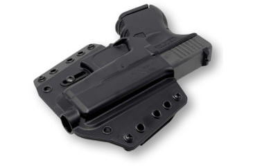 Image of Bravo Concealment OWB BCA 3.0 Holster, Glock 26, 27, 33, Right Hand, 1.50in Belt Loops, Black, Small, 868316000363