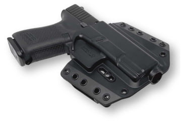 Image of Bravo Concealment OWB BCA 3.0 Holster, Glock 19, 23, 32, 19X, 19 MOS, 45, Gen 3-5, Right Hand, 1.50in Belt Loop, Black, Small, 850007014667